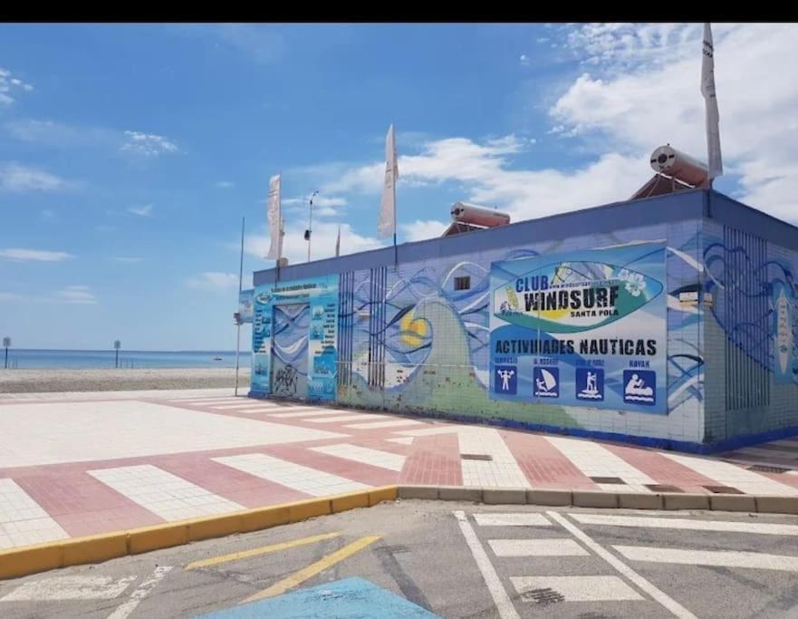 Apartamento Frente Al Mar, Familiar Y Acogedor. Santa Pola Extérieur photo